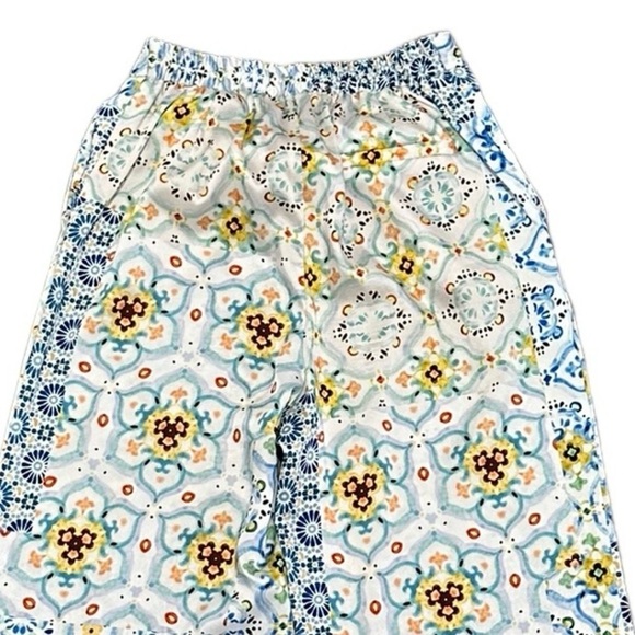 Zara Wide Leg Patchwork Print Women’s Pants Size small Blogger Favorite - Picture 8 of 9